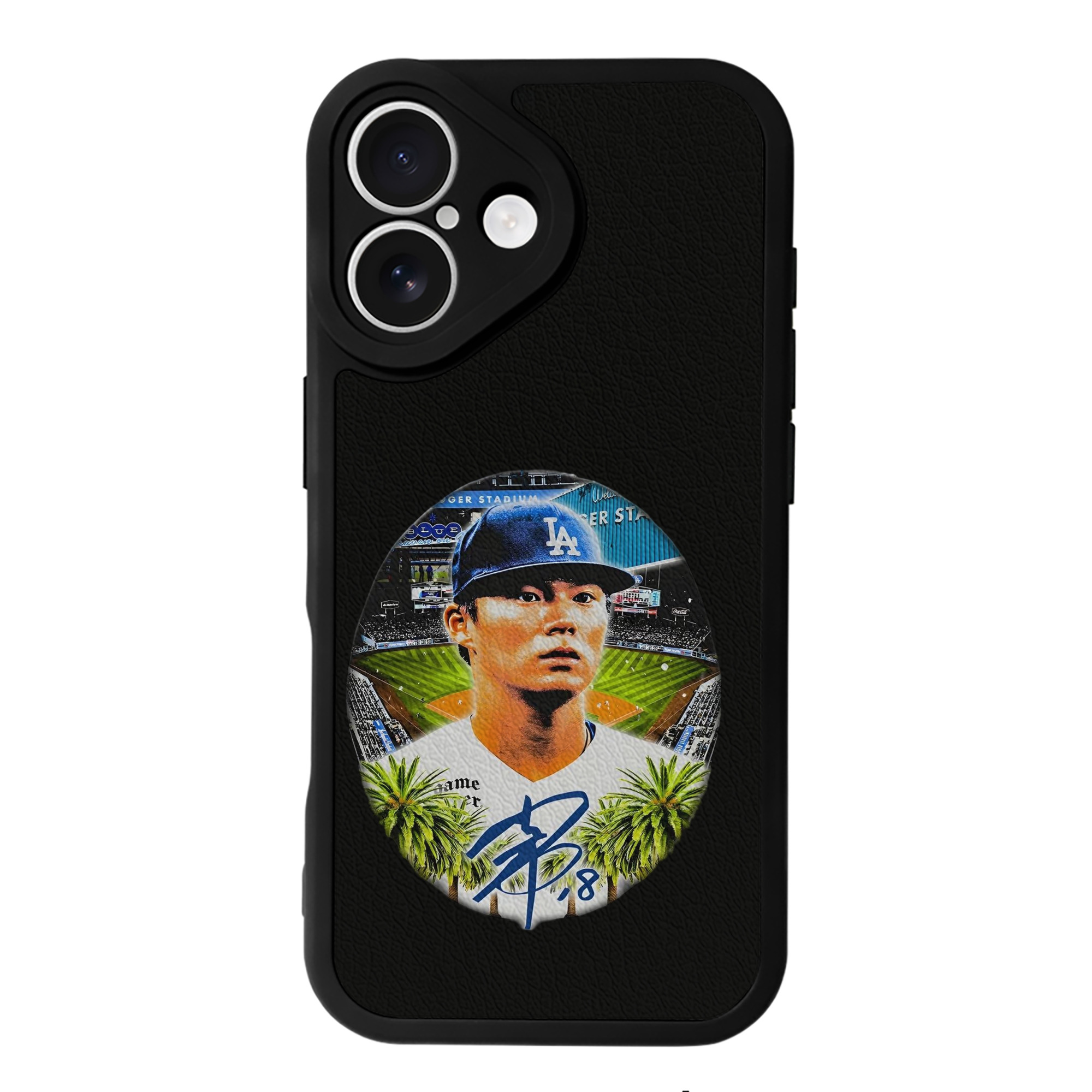  IPhone 16 Silicone Leather Case – UV Print, Lambskin Texture – Perfect Fit, Wireless Charging Compatible, Scratch Resistant, Precise Cutouts – Stylish Protection For IPhone 16